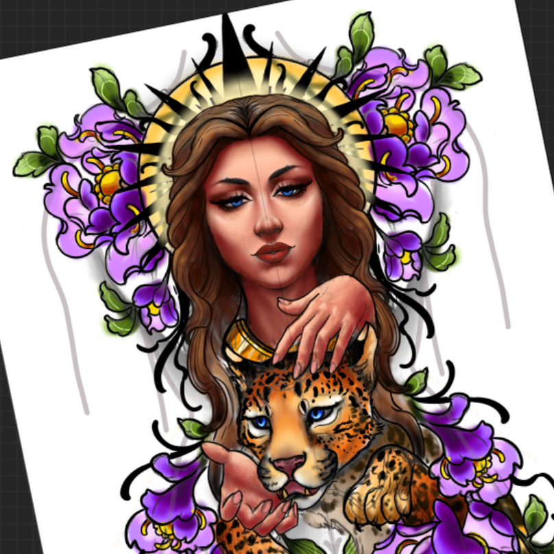 Dessin tatouage japonais dessin demon japonais